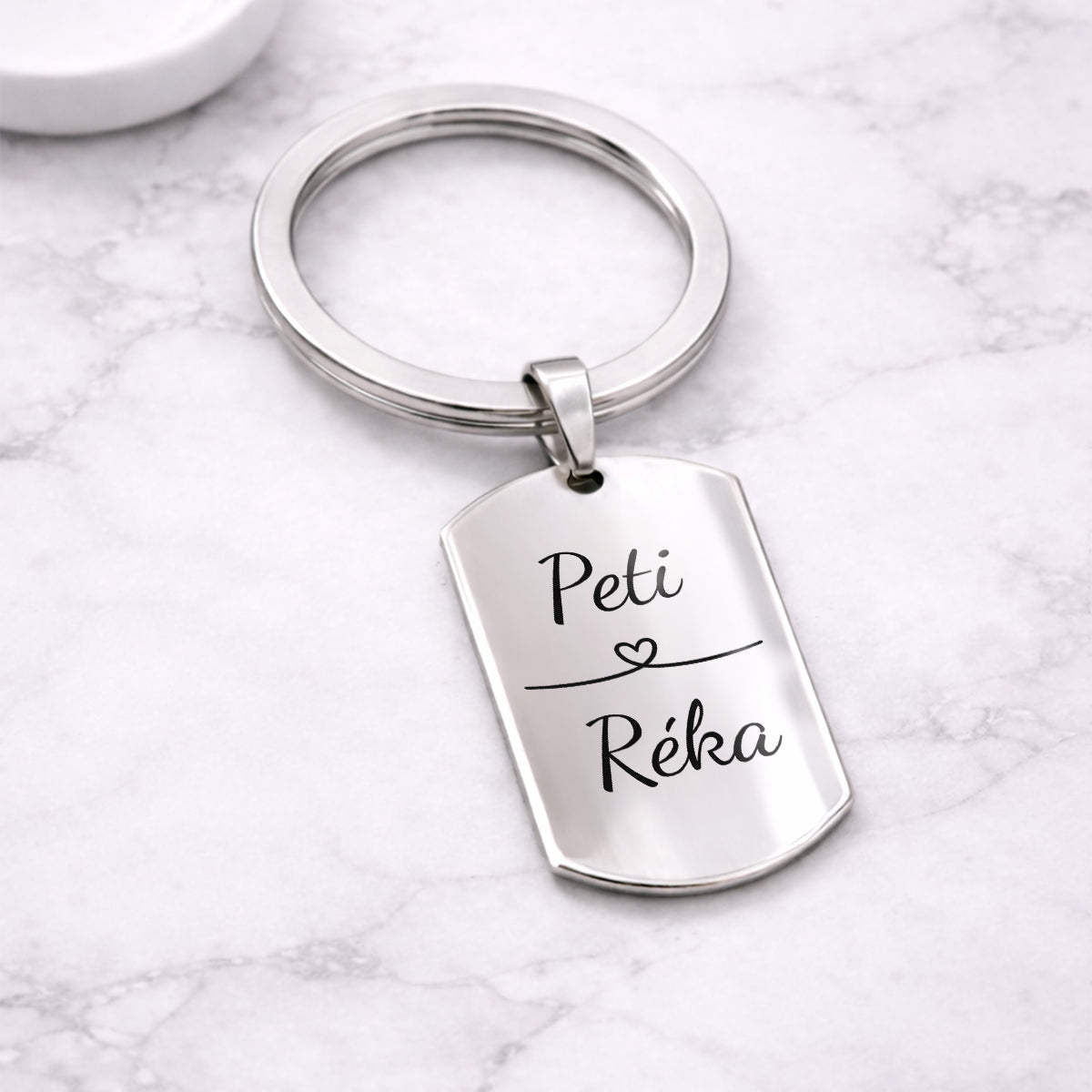 Kapcsolat Kulcstartó - Téglalap alakú