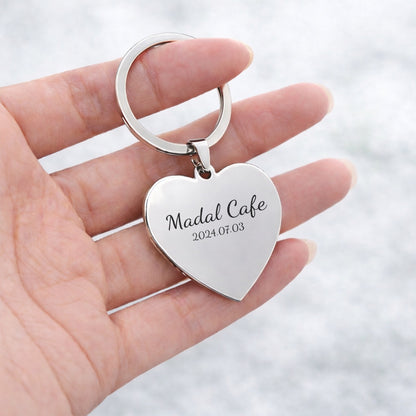 Kapcsolat Kulcstartó - Szív alakú