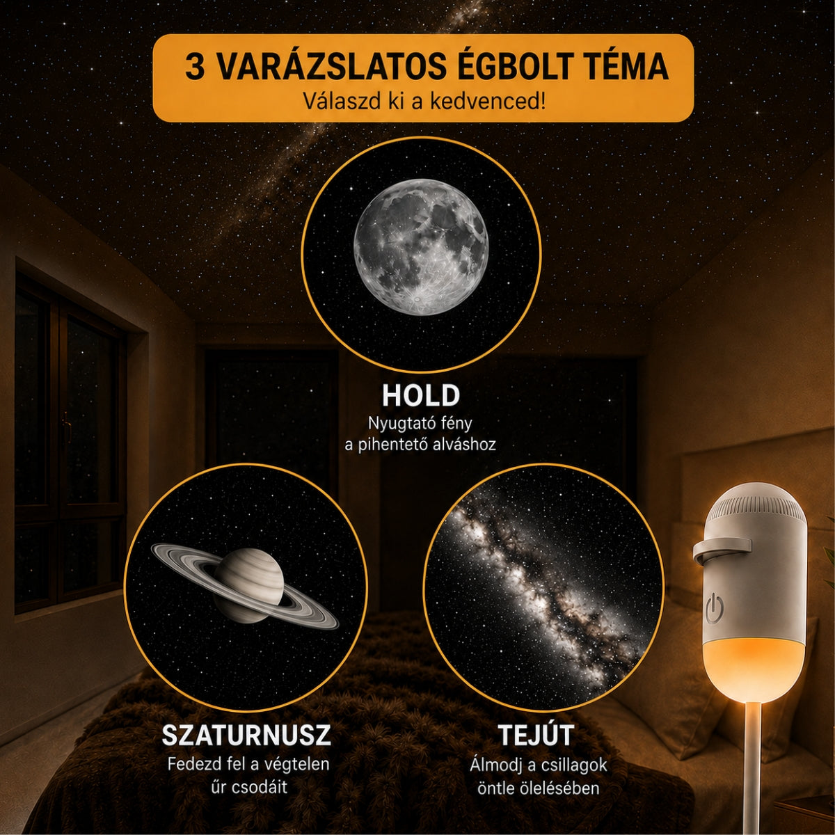 Starry Sky Projector & Night Light