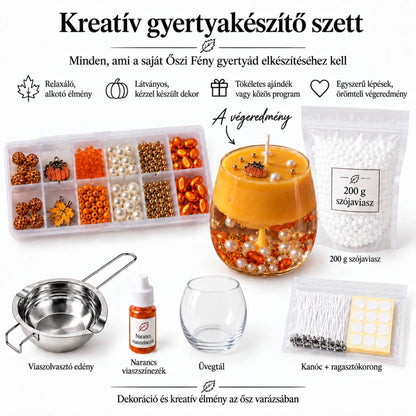 Kreatív Gyertyakészítő Szett - Őszi Kollekció