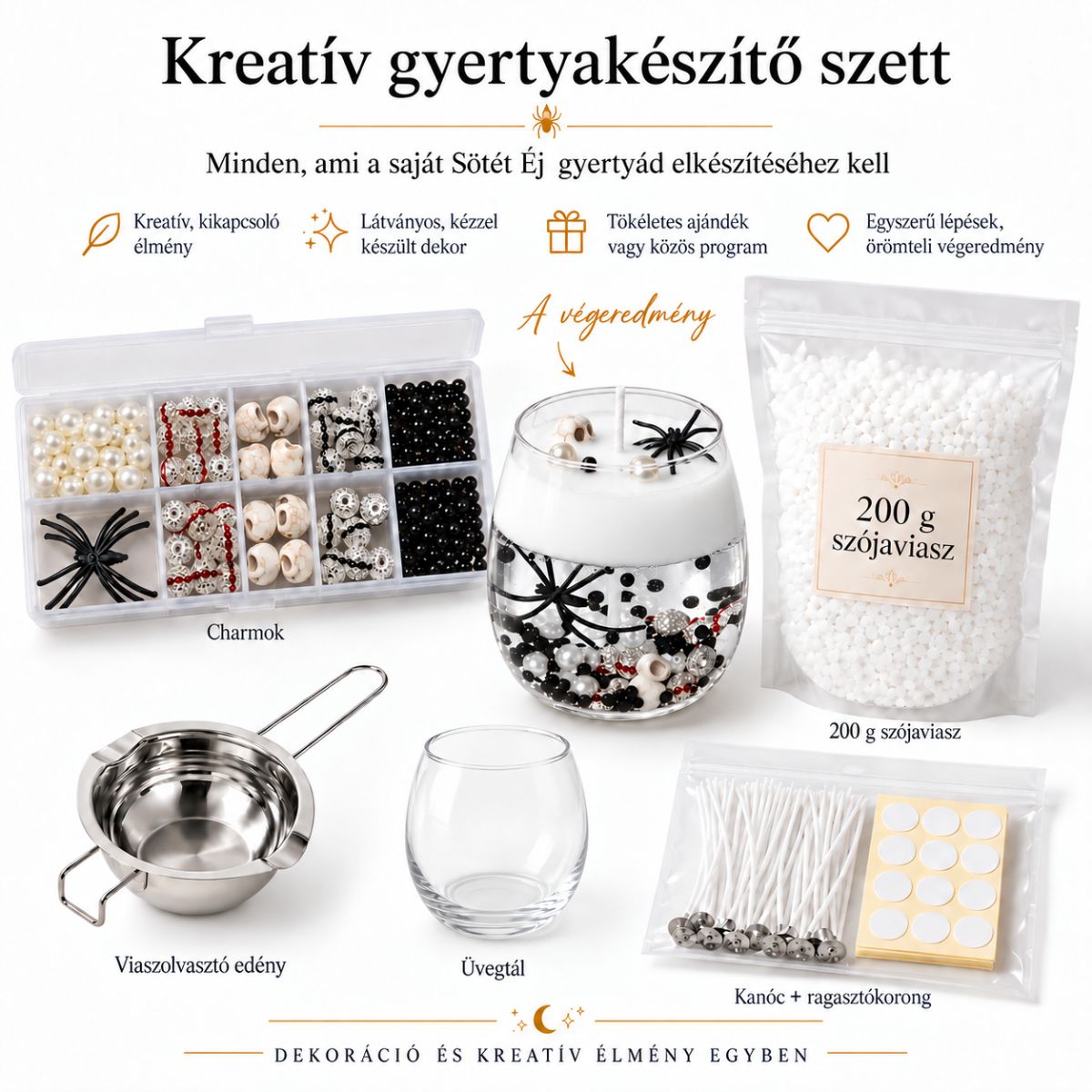Kreatív Gyertyakészítő Szett - Őszi Kollekció