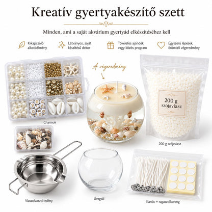 Kreatív Gyertyakészítő Szett