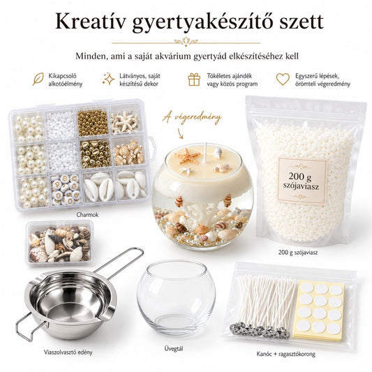 Kreatív Gyertyakészítő Szett