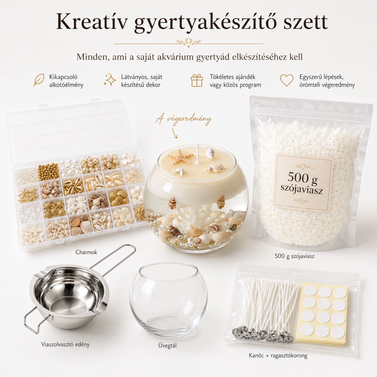 Kreatív Gyertyakészítő Szett